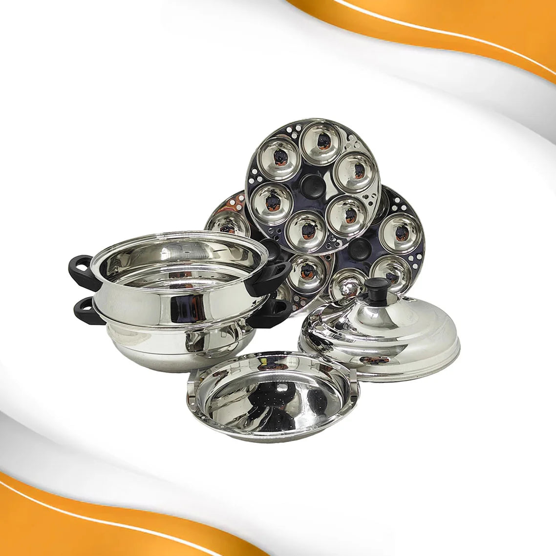 MM SB Multi Idly Pot With Steamer MM1195