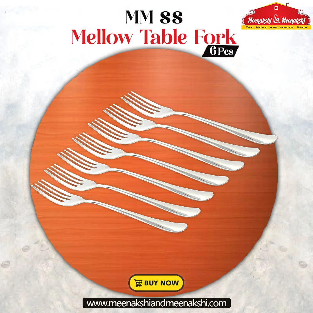 MM SS Mellow Table Fork 6 Pcs Set