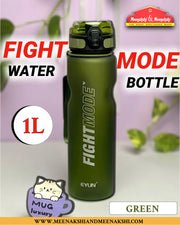Fight Mode Water Bottle Green MM2679