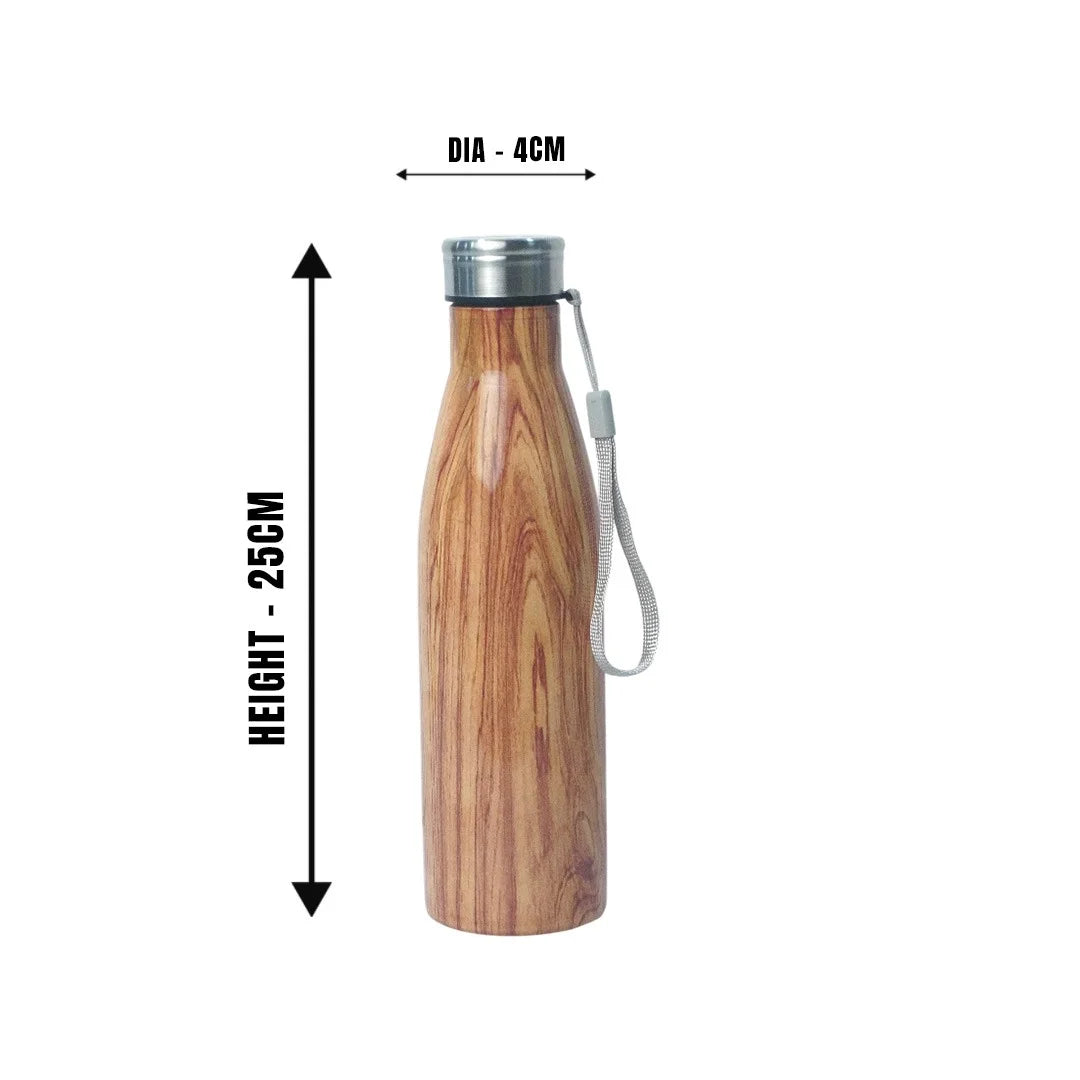TAG HILLS Slim Printed Water Bottle Woodern 800ml MM3327