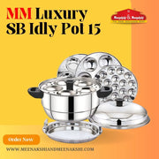 MM Luxury SB Idly Pot 15