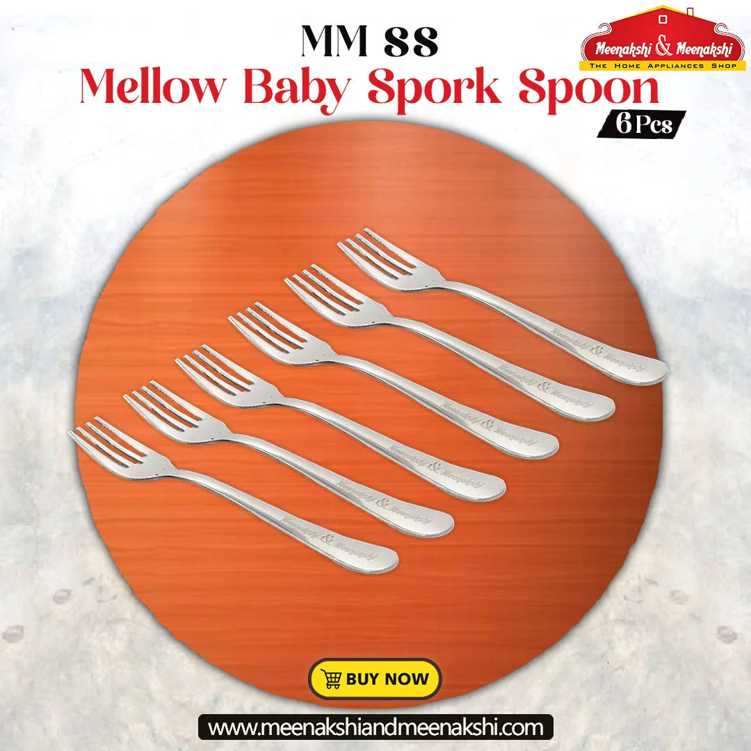 MM SS Mellow Baby Fork 6 Pcs Set
