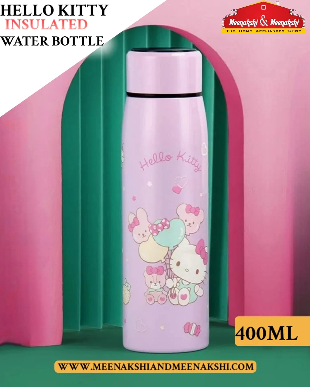 Hello Kitty Insulated W/B Purple MM1423