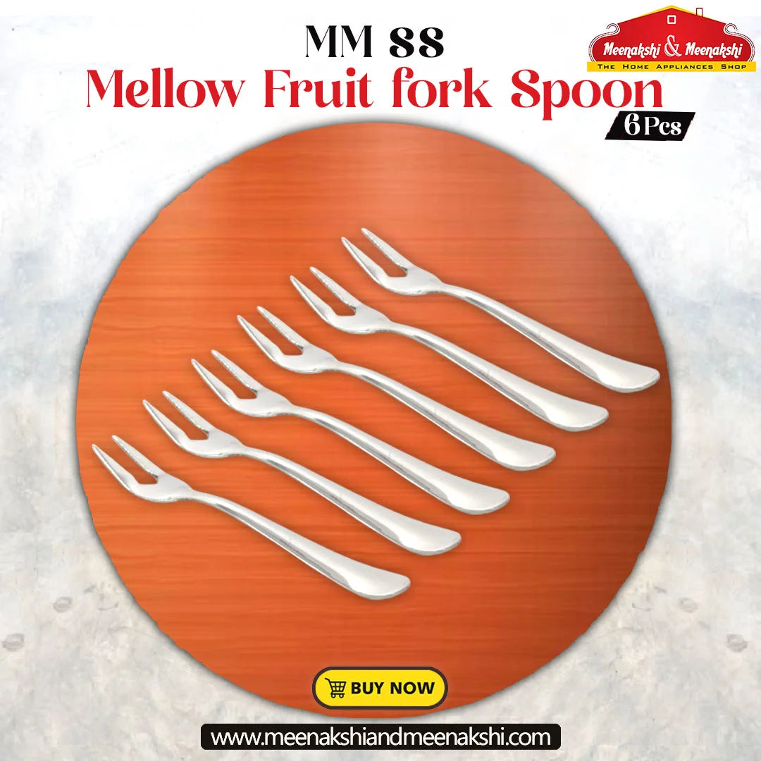 MM SS Mellow Fruit Fork 6 Pcs Set