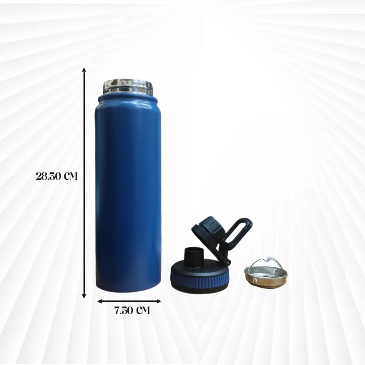 Hot & Cold Flip Bottle Blue 800ml MM1414