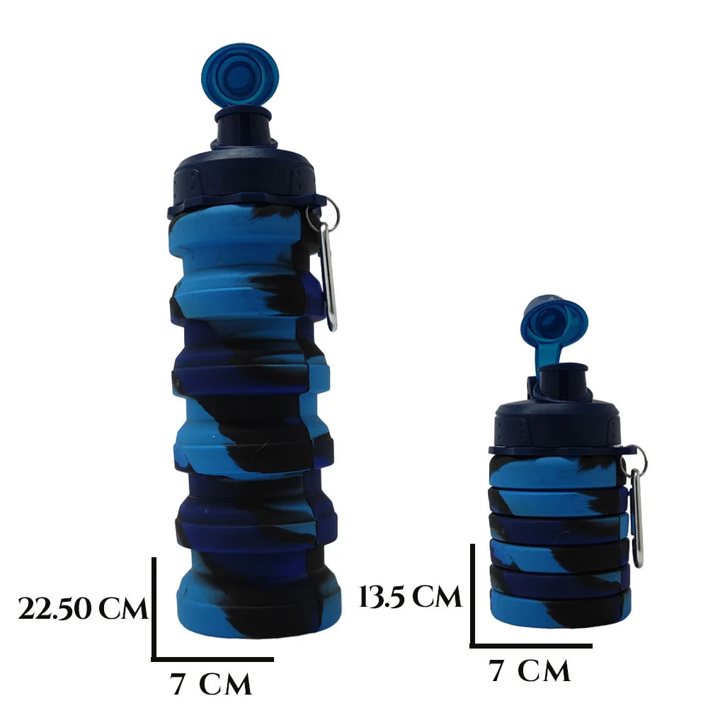 Silicone Foldable Water Bottle - MultiColor No-4 MM997