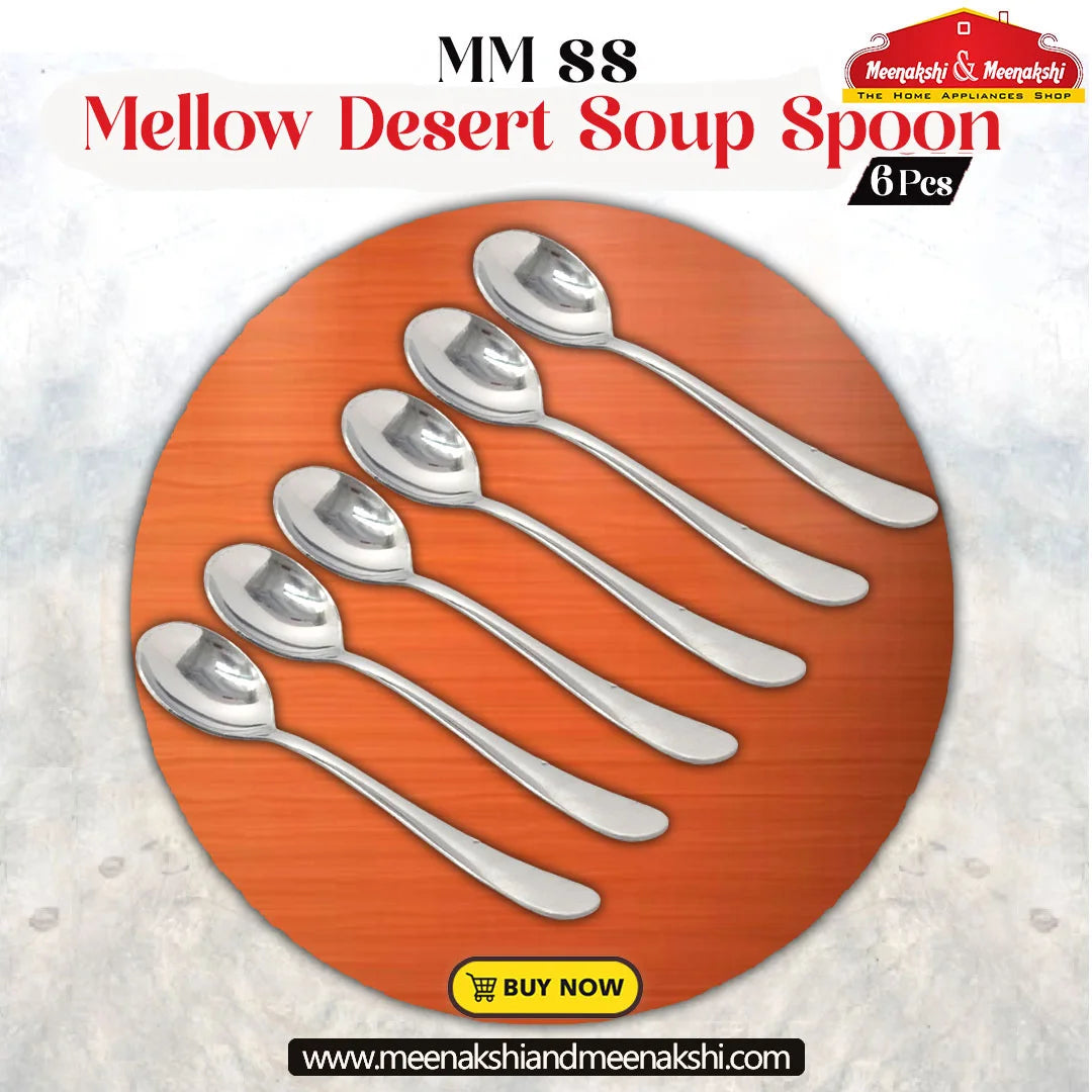 MM SS Mellow Desert Soup Spoon 6 Pcs Set