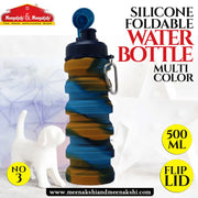 Silicone Foldable Water Bottle - MultiColor No-3 MM996