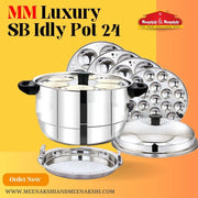 MM Luxury SB Idly Pot 24