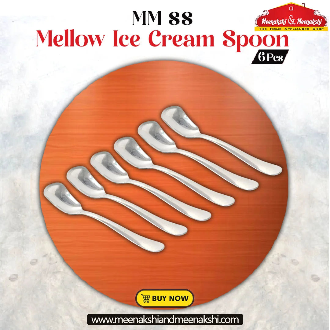 MM SS Mellow Ice Cream Spoon 6 Pcs Set