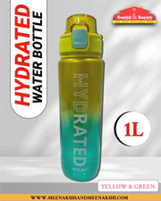 Stay Hydrated Water Bottle Yellow & Green MM2688