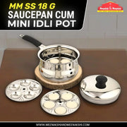 MM SS 18G Saucepan Cum Mini Idly Pot MM2240