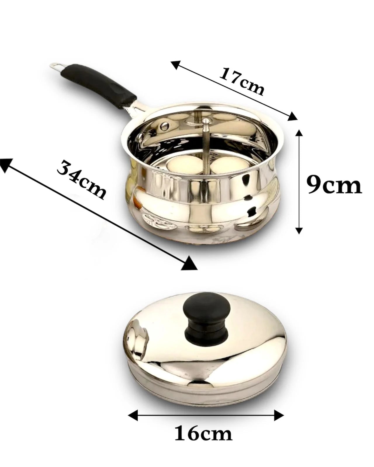 MM SS 18G Saucepan Cum Mini Idly Pot MM2240