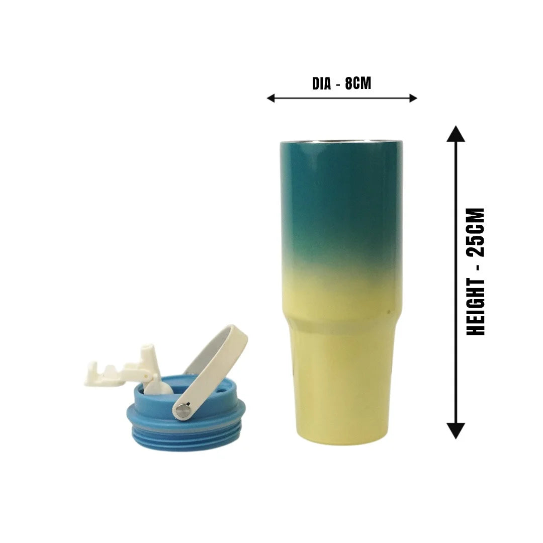 MM SS Gradiant Vacuum Cup 890ml Yellow & Blue MM3330