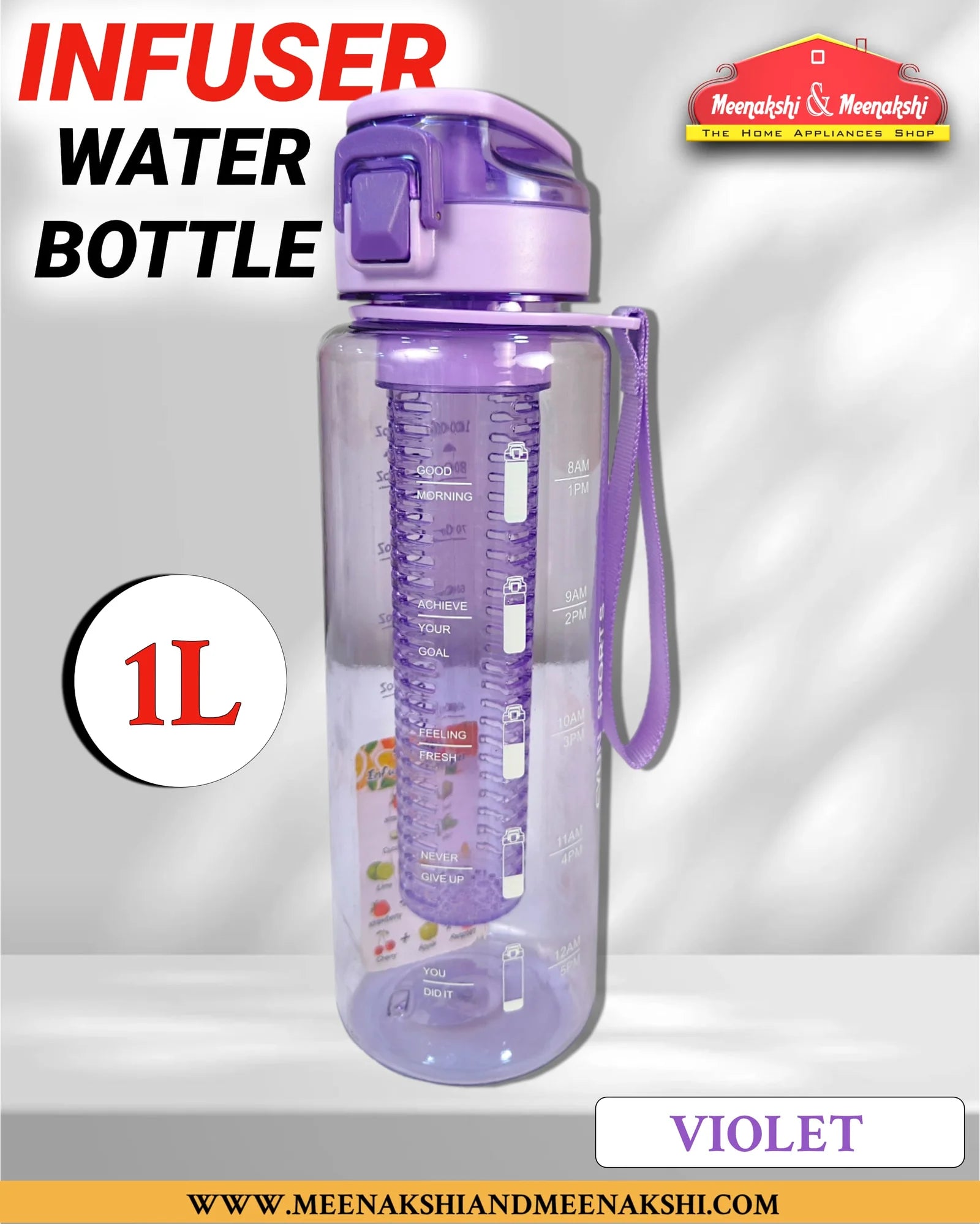 Infuser Water Bottle Violet MM2685