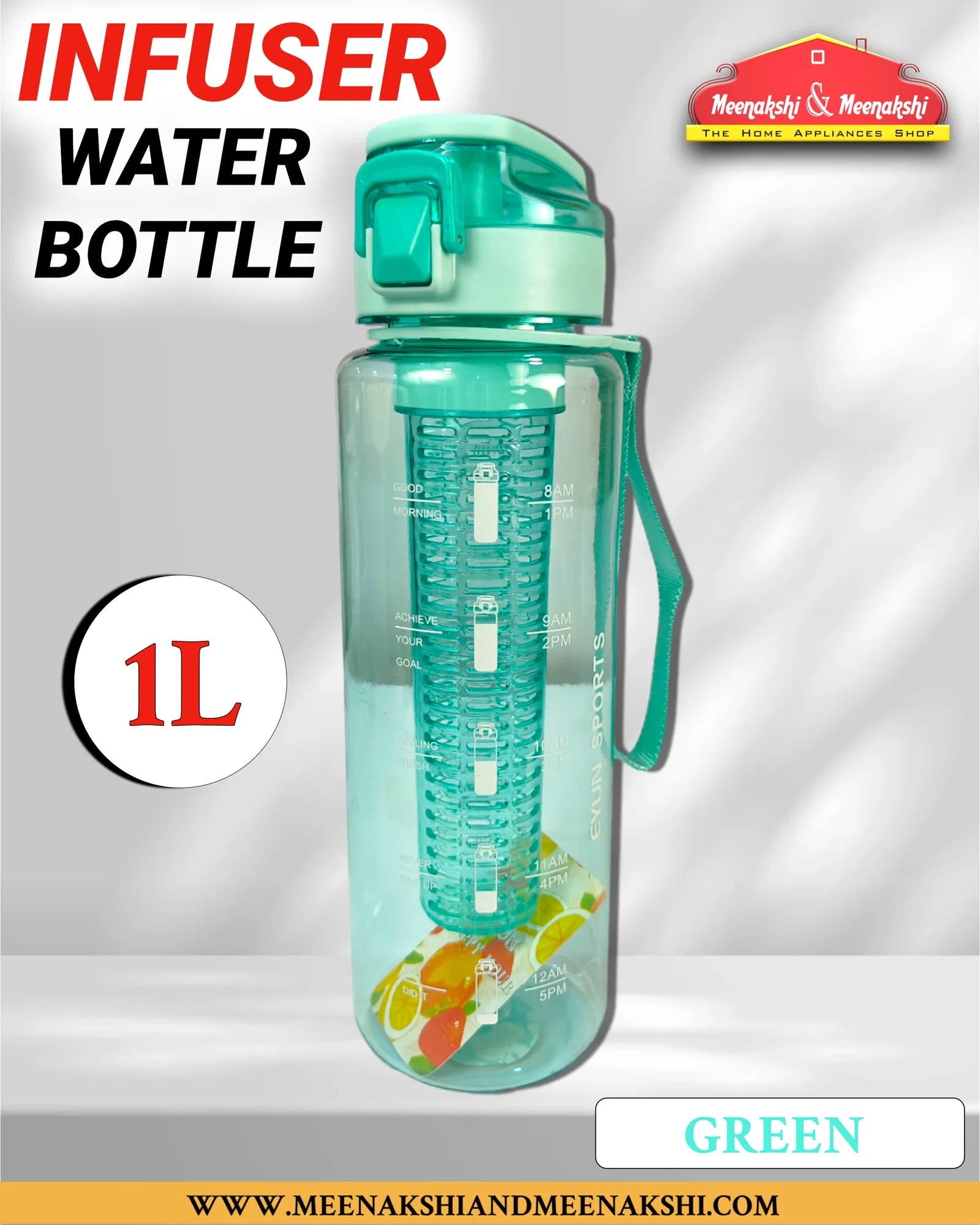 Infuser Water Bottle Green MM2684