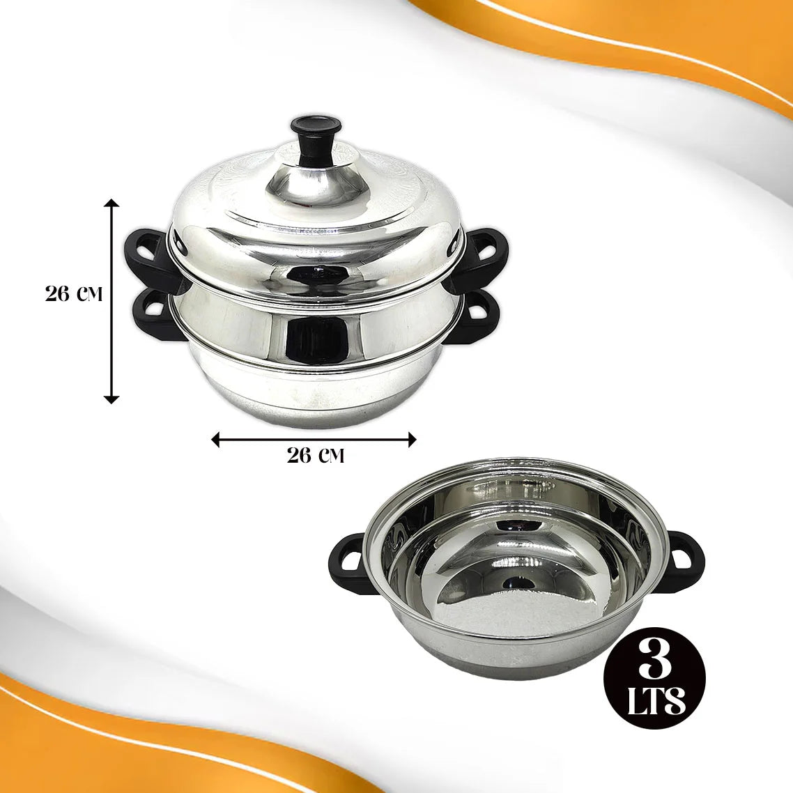 MM SB Multi Idly Pot With Steamer MM1195