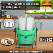 MM20 Table Top Tilting Grinder 3L Spring Green MM3202