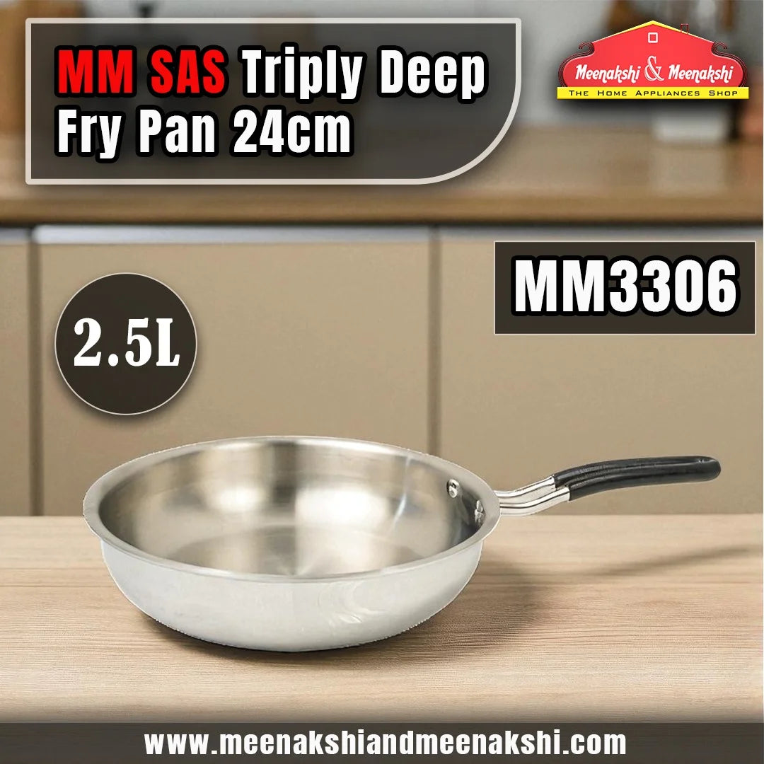 MM SAS Triply Deep Fry Pan 24cm/2.5L MM3306