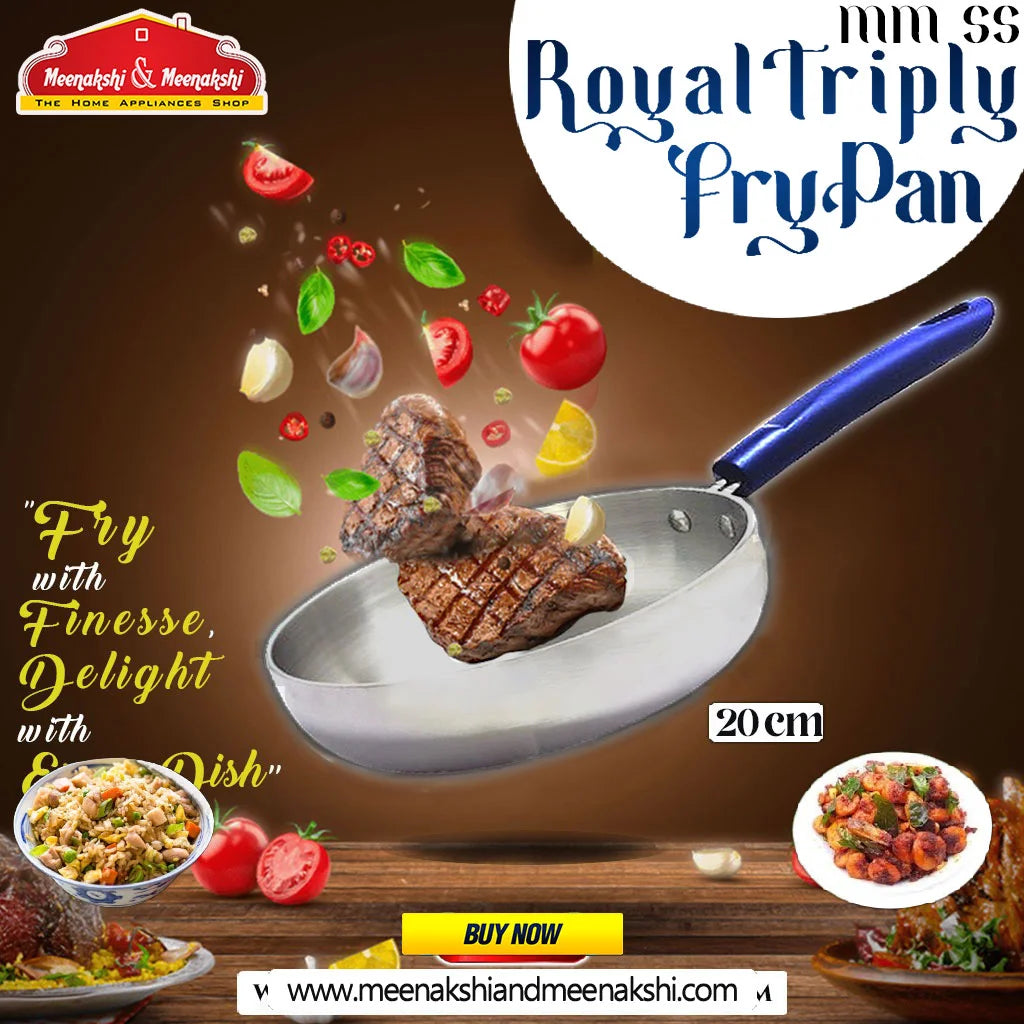 MM SS ROYAL TRIPLY FRY PAN 20CM-MM547