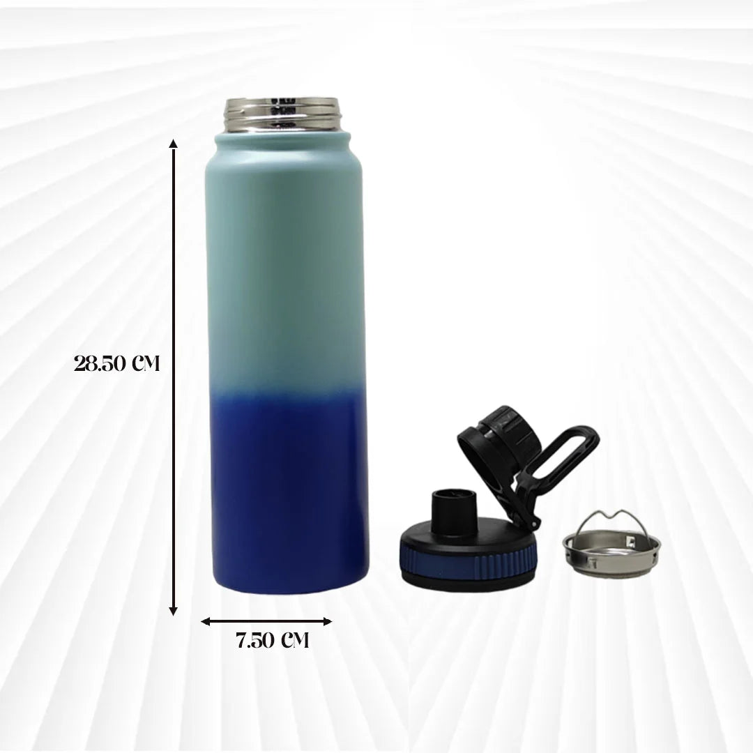 Hot & Cold Flip Bottle 800 ml Blue MM737
