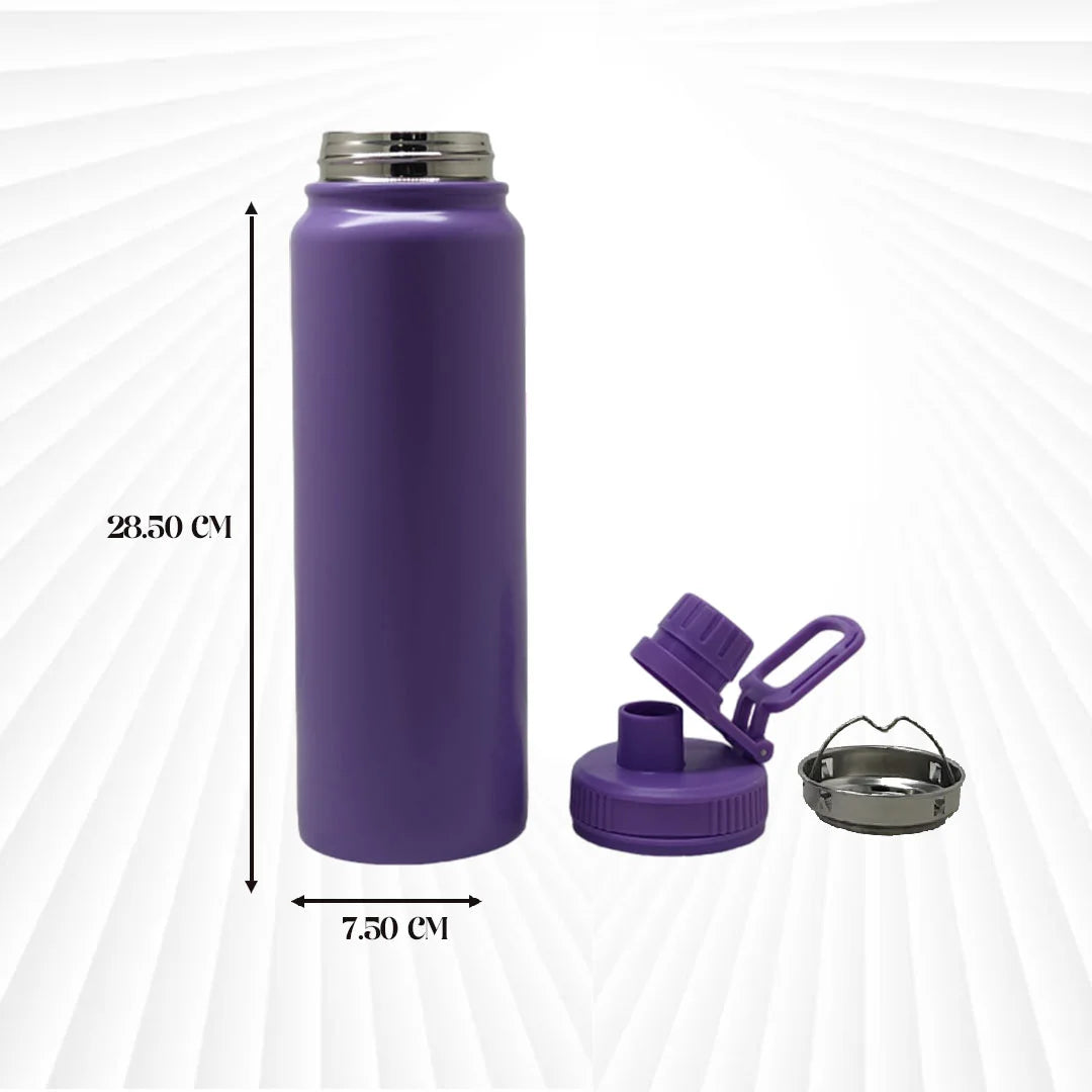 Hot & Cold Flip Bottle 800 ml Purple MM736