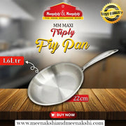 MM Maxi Triply Fry pan 22cm - 1.6L