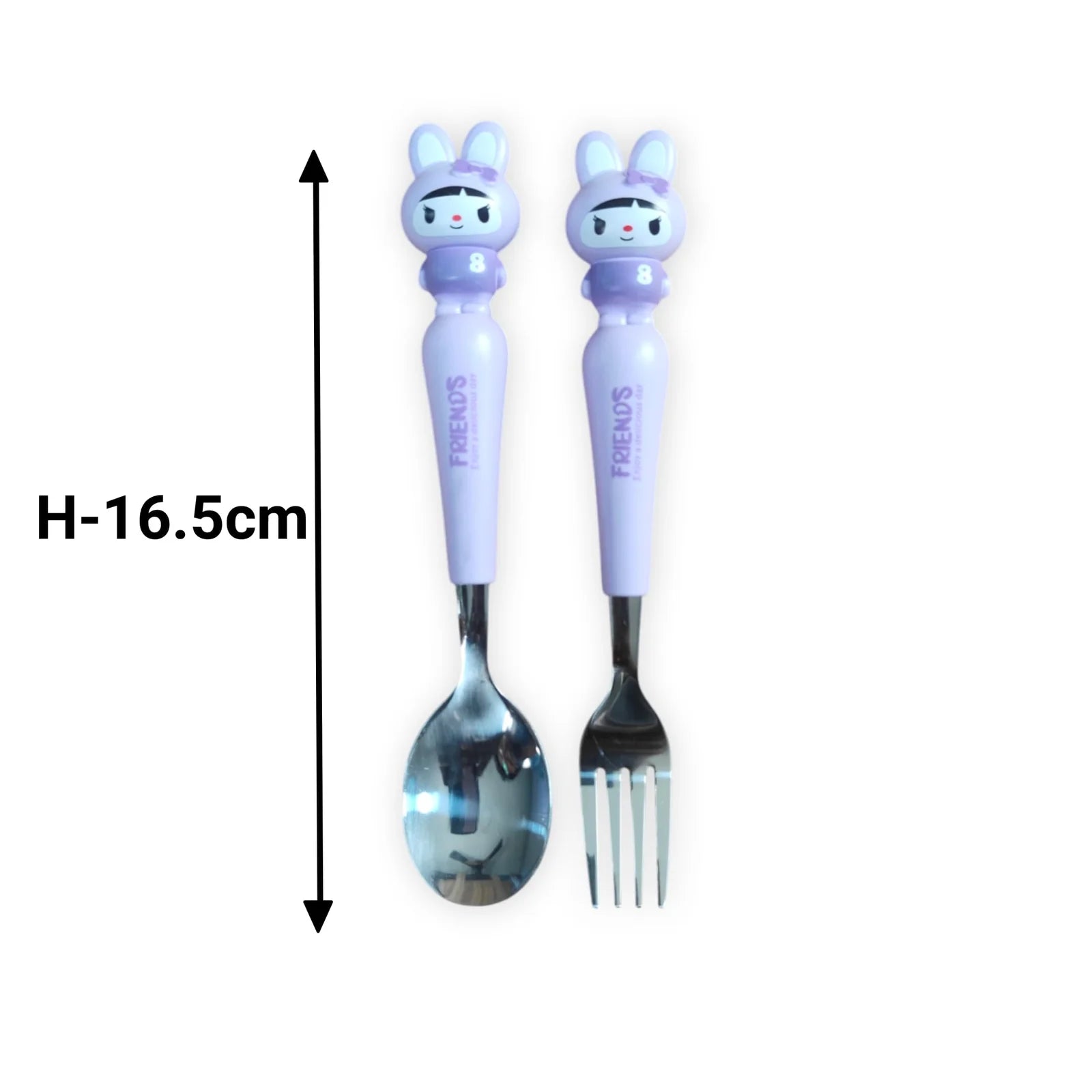 Bunny Kids Cutlery Set Purple MM2106