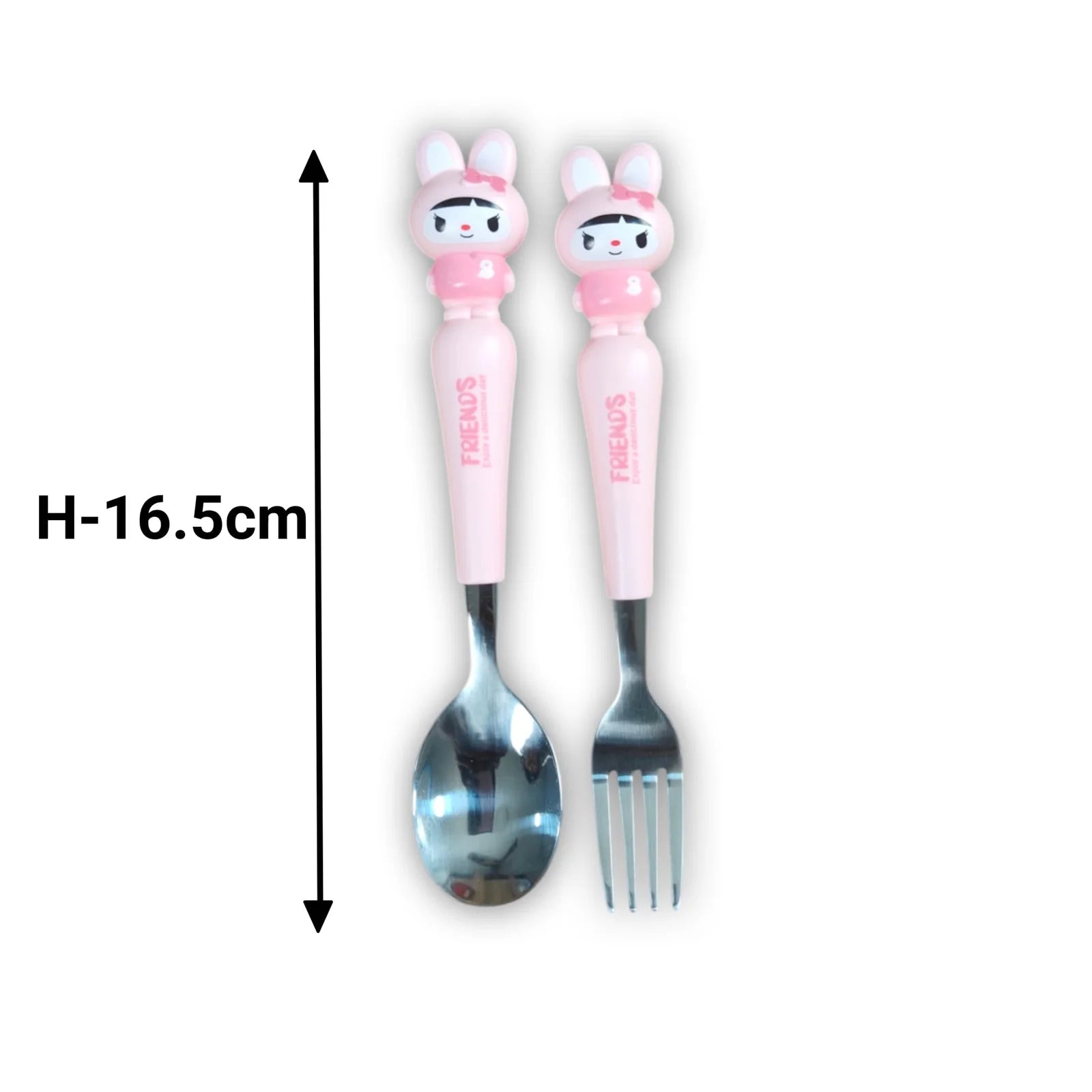Bunny Kids Cutlery Set Pink MM2105