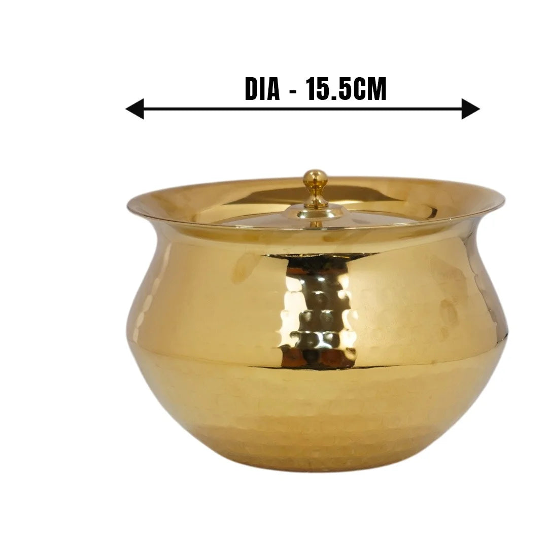 MM SS Gold Coating Hammered Handi 1.4L MM3459