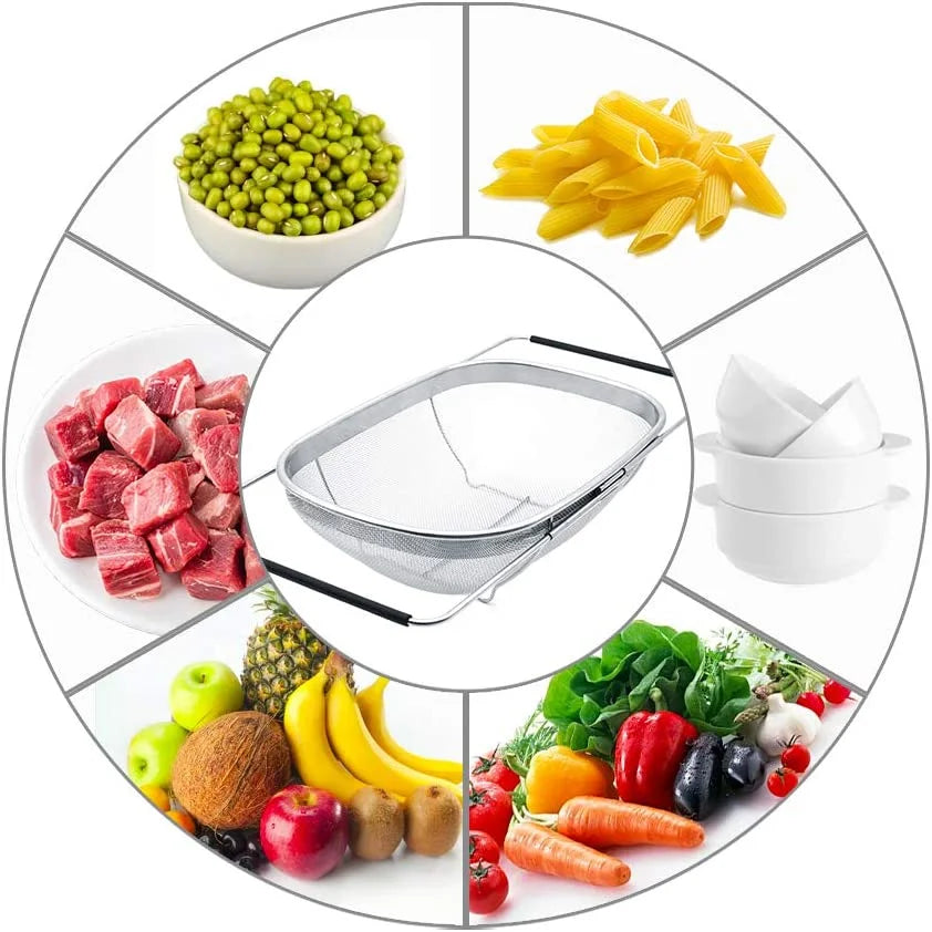 SS Sink Basket 34 x 22 cm