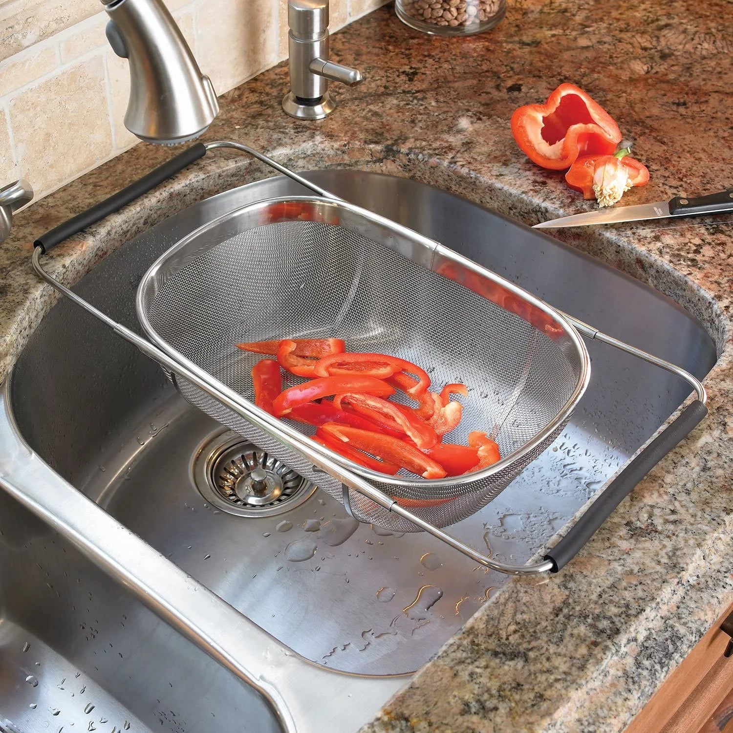 SS Sink Basket 34 x 22 cm