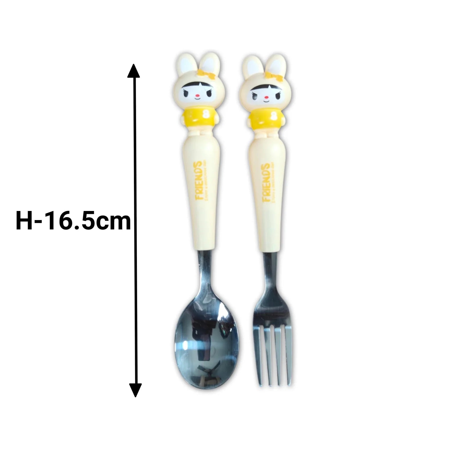 Bunny Kids Cutlery Set Peach MM2104