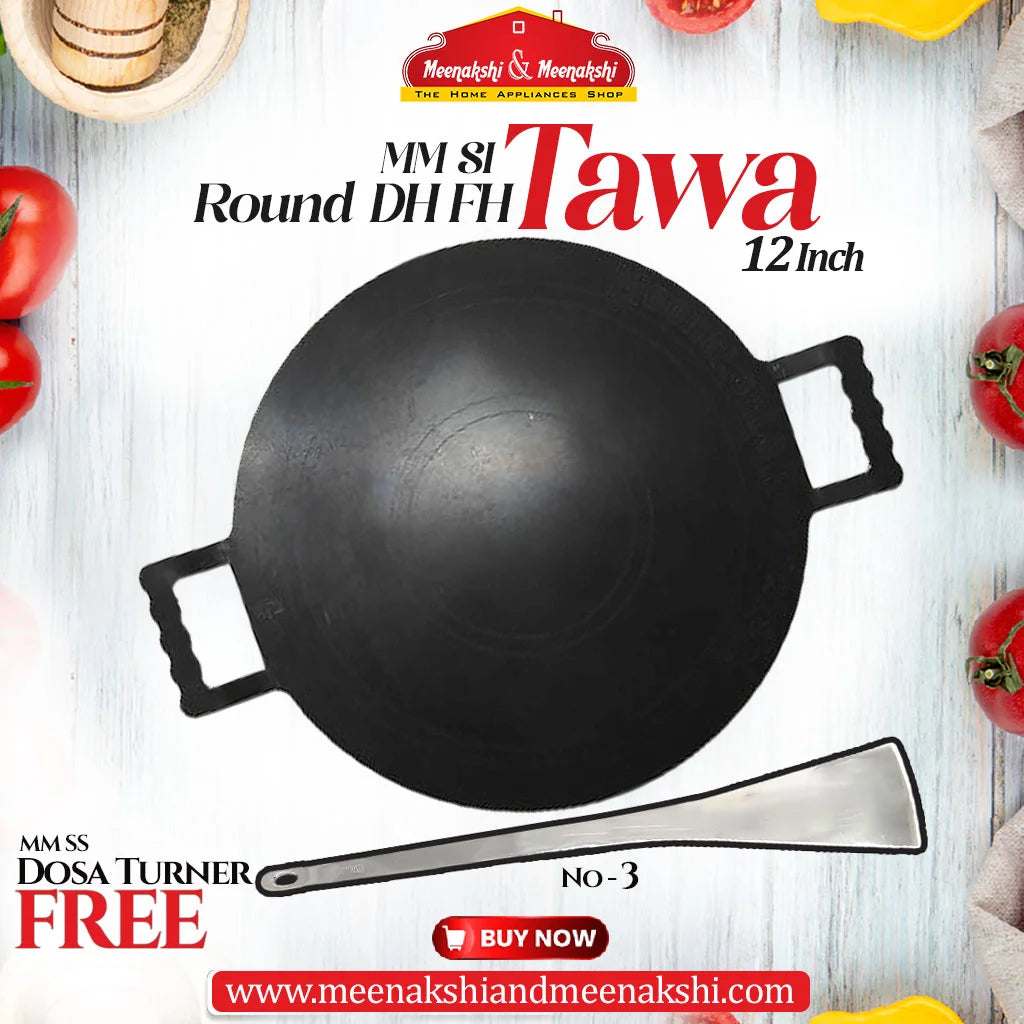 MM SI Round DH FH Tawa 12 Inch