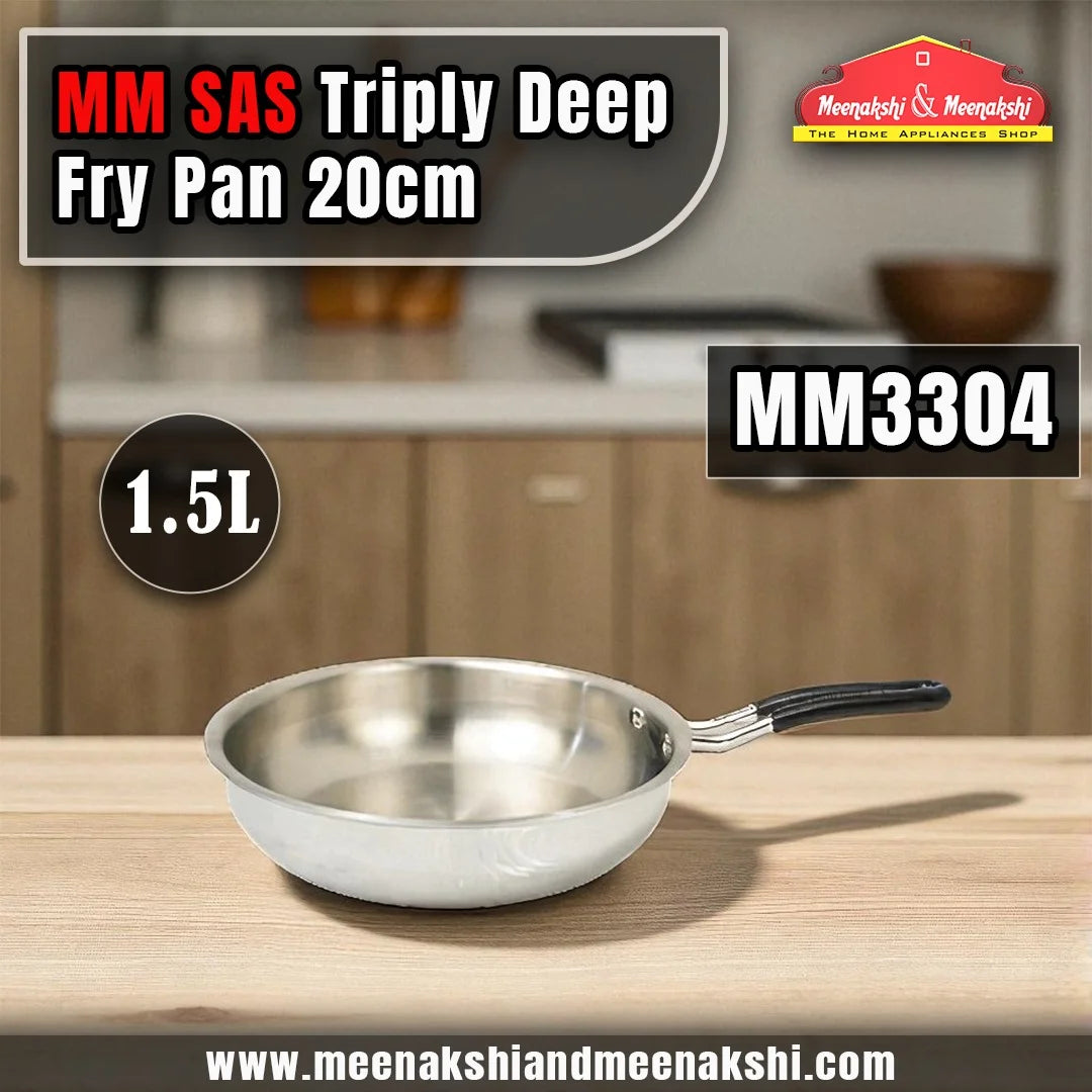 MM SAS Triply Deep Fry Pan 20cm/1.5L MM3304