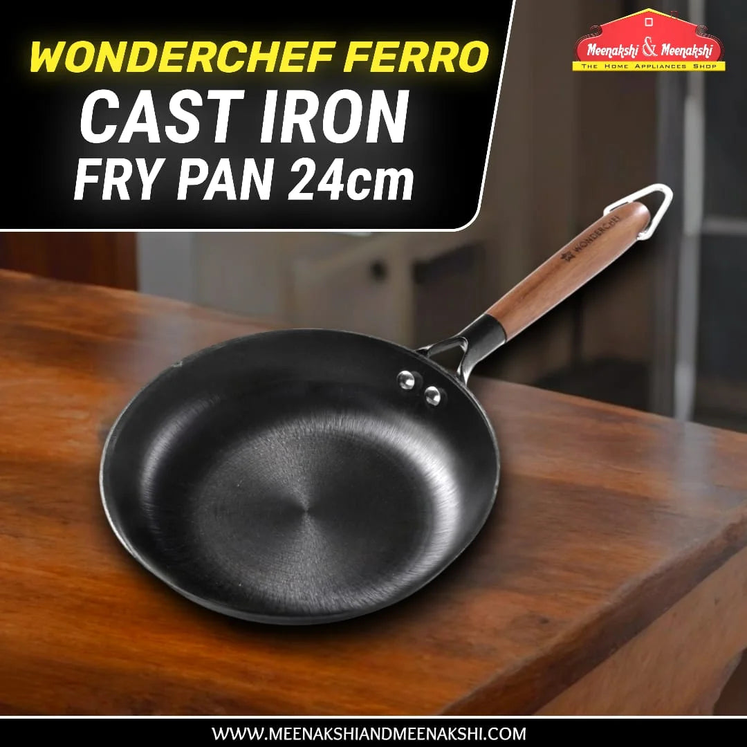 Wonderchef Ferro Cast Iron Fry Pan 24cm MM2290