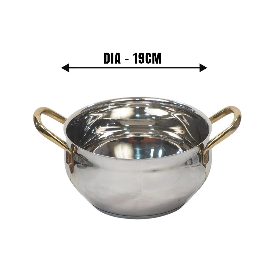 MM SB Golden Handle Handi With Lid MM3452