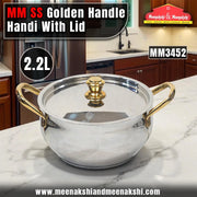 MM SB Golden Handle Handi With Lid MM3452