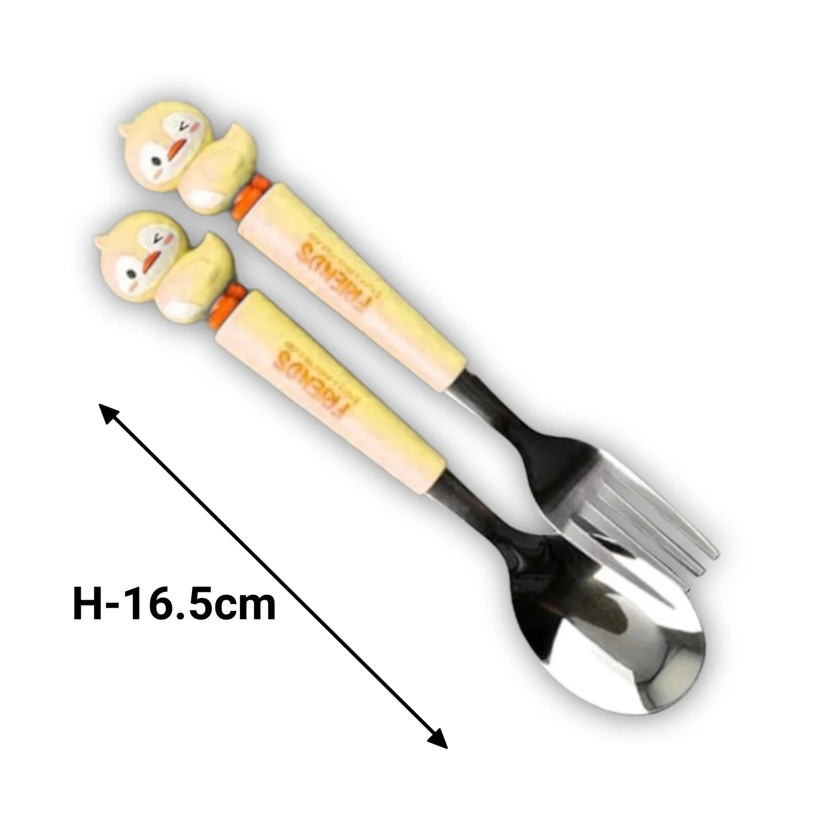 Chicklet Kids Cutlery Set Peach MM2100