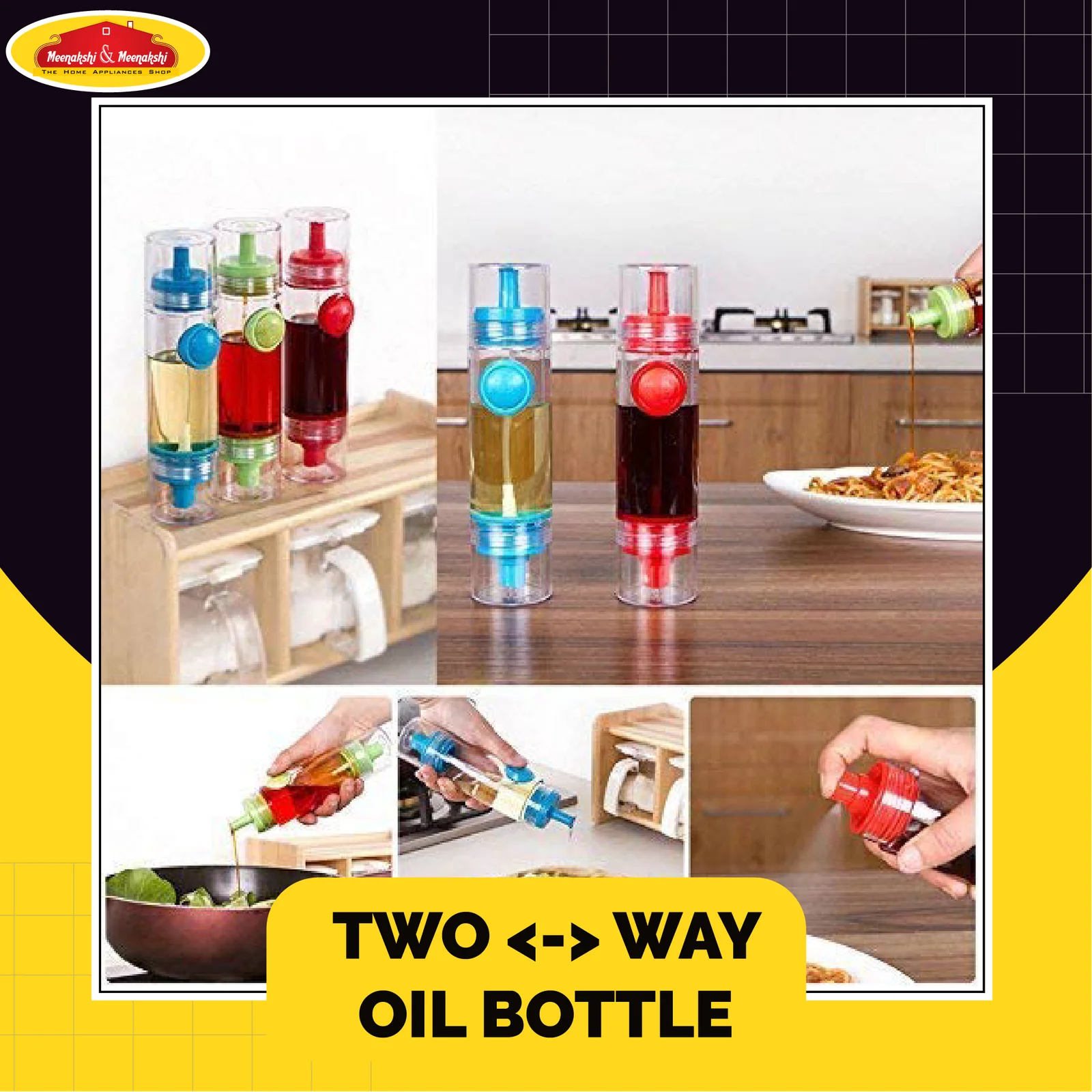 2 Way Oil Bottle