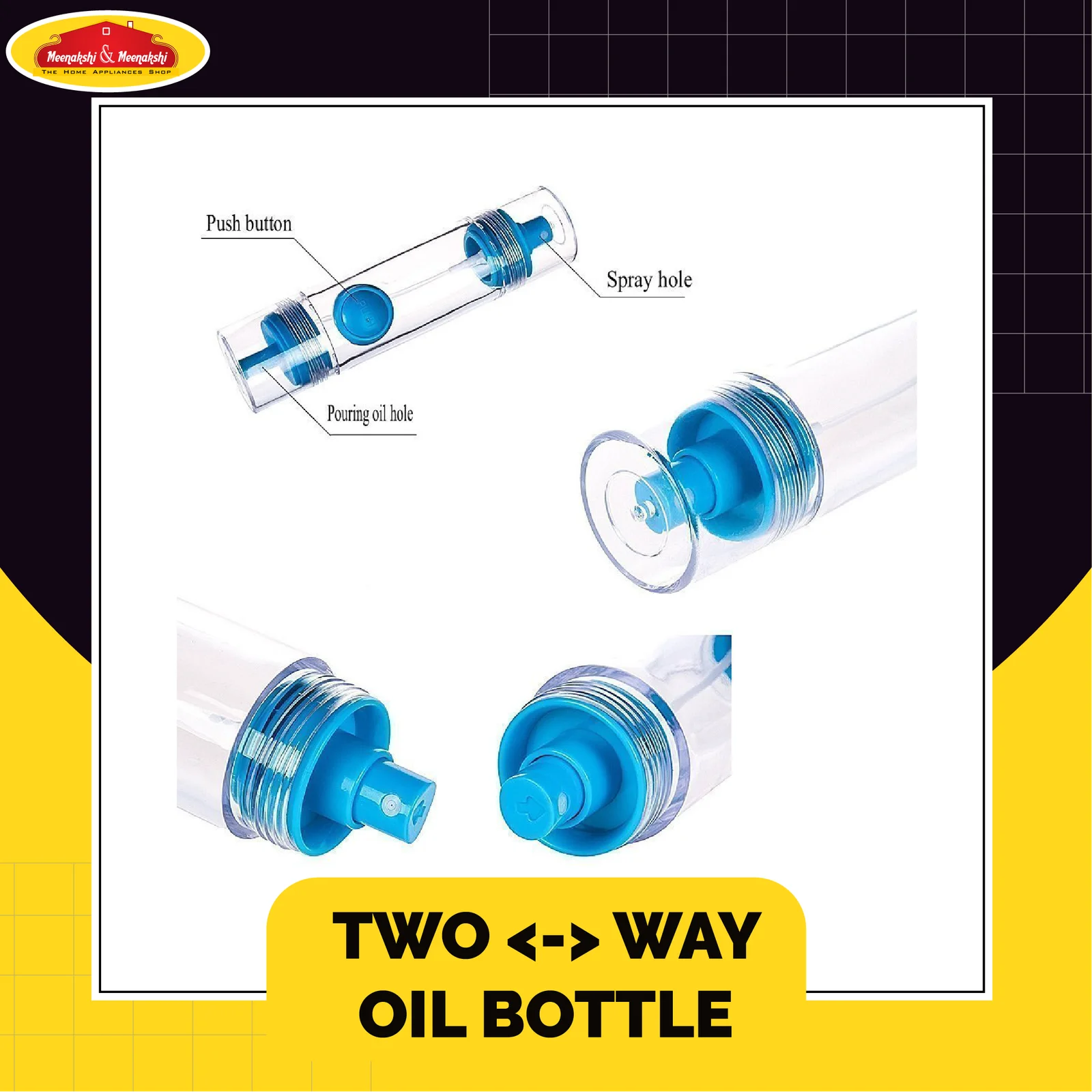 2 Way Oil Bottle