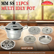 MM SS 11Pcs Multi Idly Pot MM2766