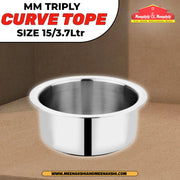 MM Triply Curve Tope Size 15/3.7Ltr MM2552