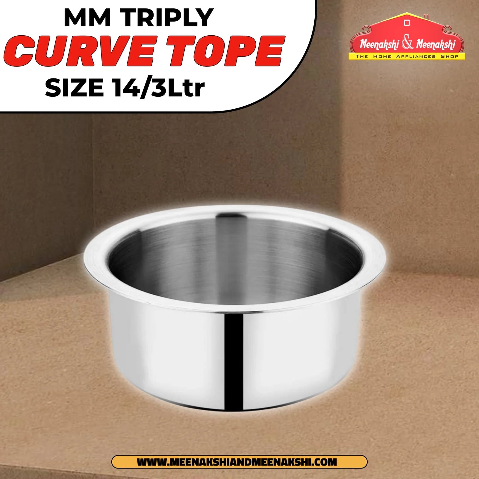 MM Triply Curve Tope Size 14/3Ltr MM2551