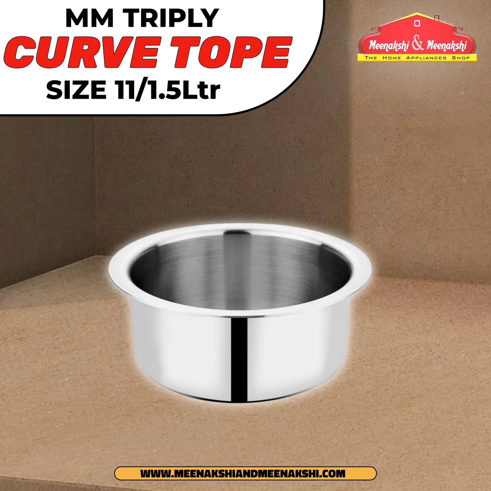 MM Triply Curve Tope Size 11/1.5Ltr MM2548