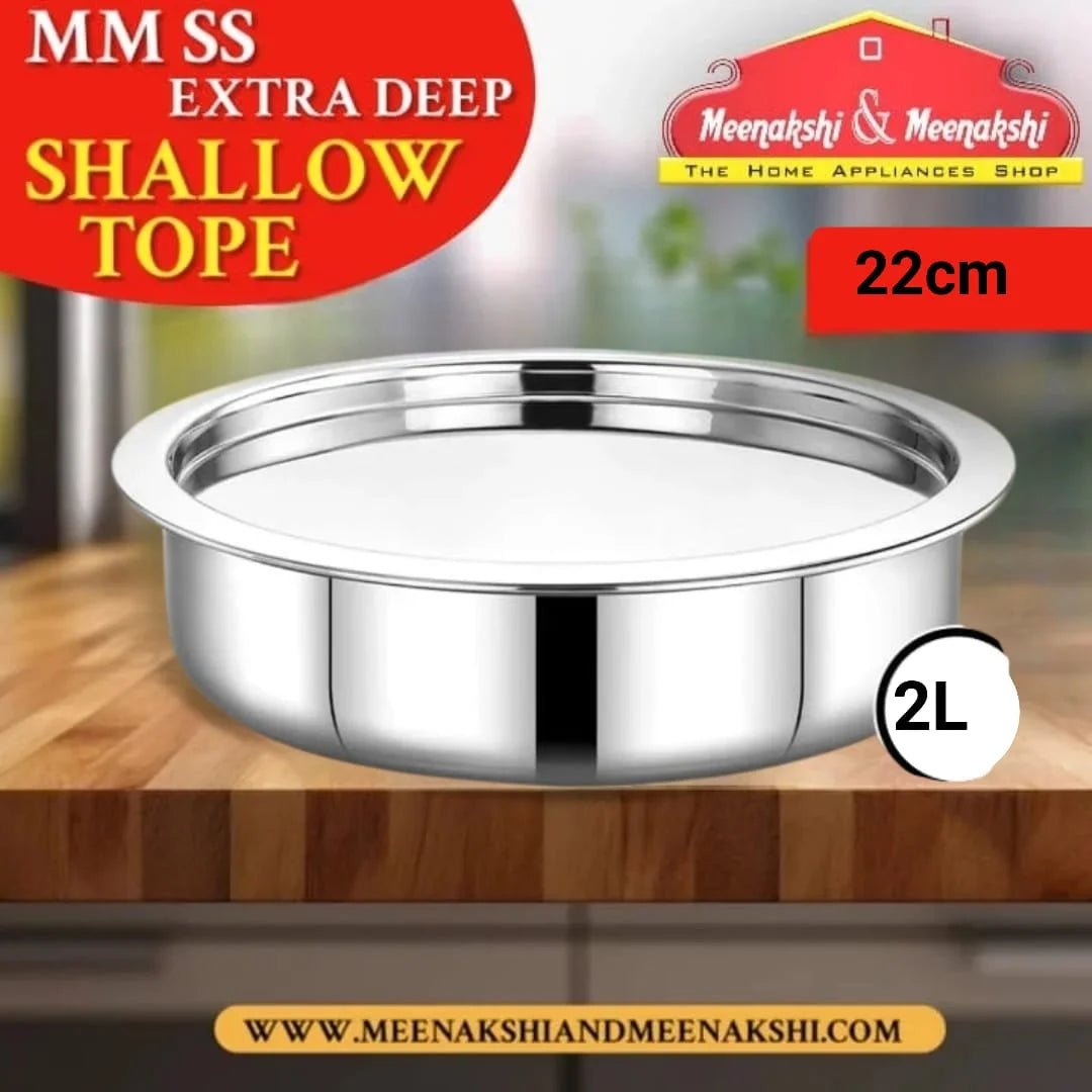 MM SS TRIPLY SHALLOW TOPE EXTRA DEEP 22cm MM1876