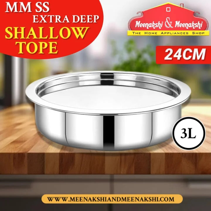 MM SS TRIPLY SHALLOW TOPE EXTRA DEEP 24cm MM1839