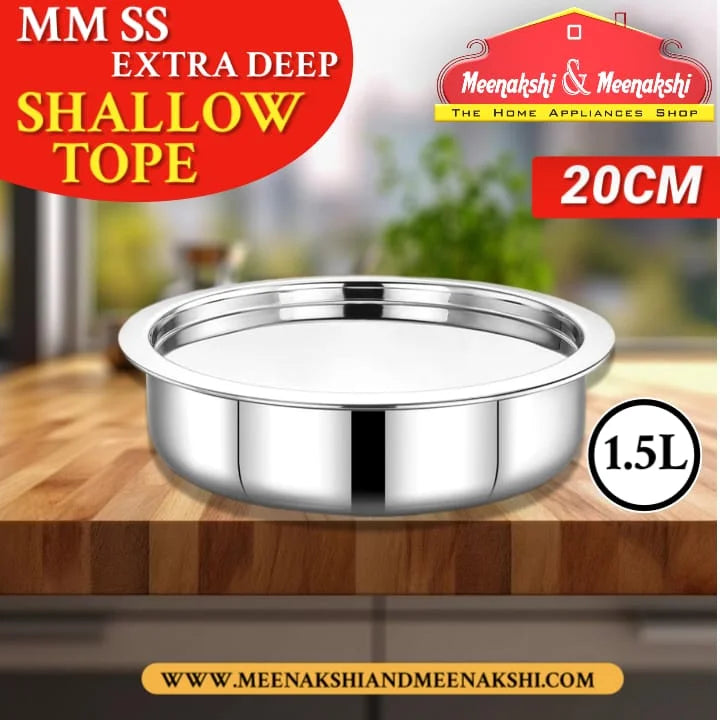 MM SS TRIPLY SHALLOW TOPE EXTRA DEEP 20cm MM1838