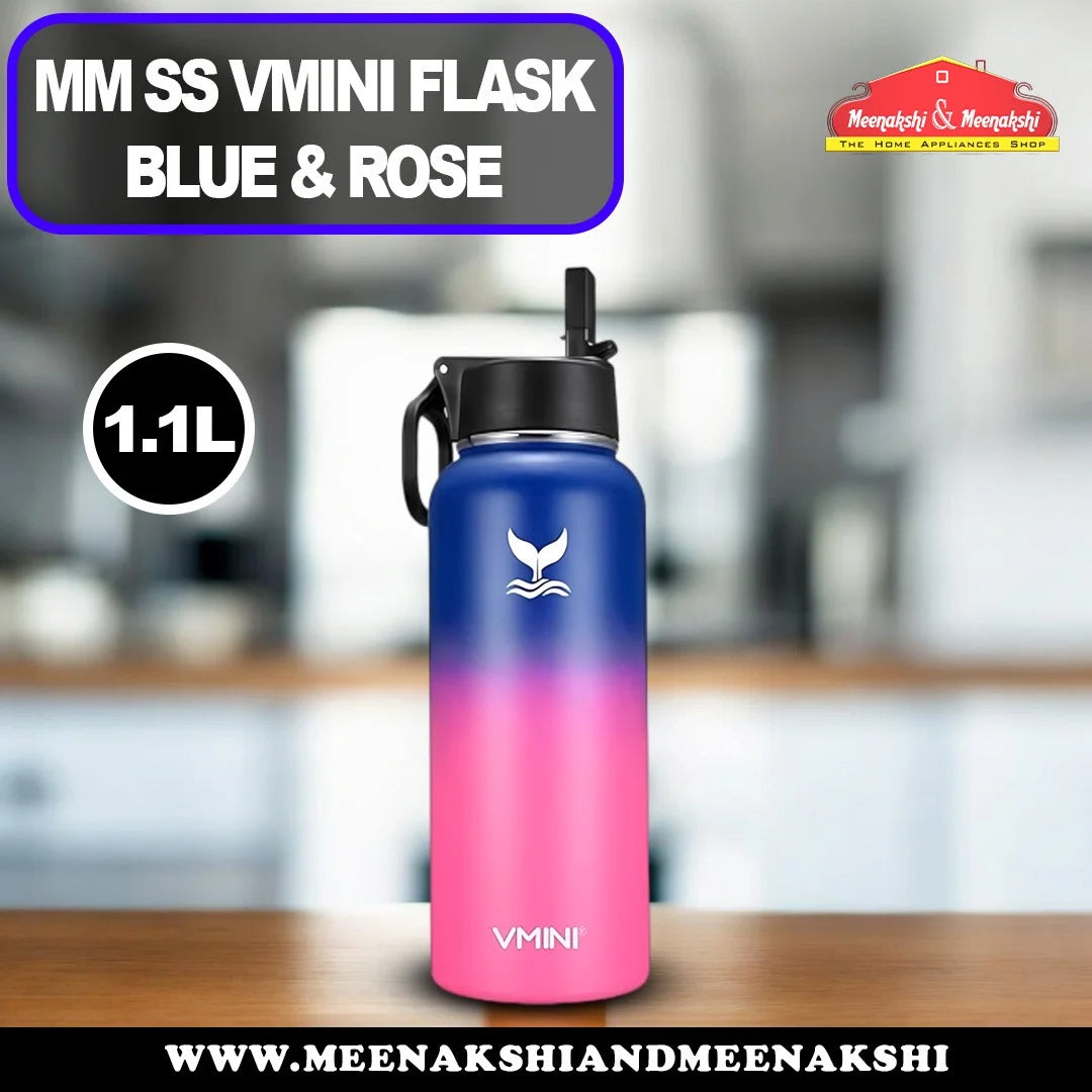 MM SS Vmini Flask Blue & Rose 1183ml MM3051