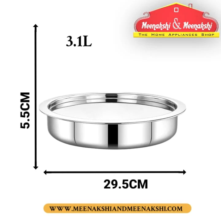 MM SS TRIPLY SHALLOW TOPE SET 26cm MM1837